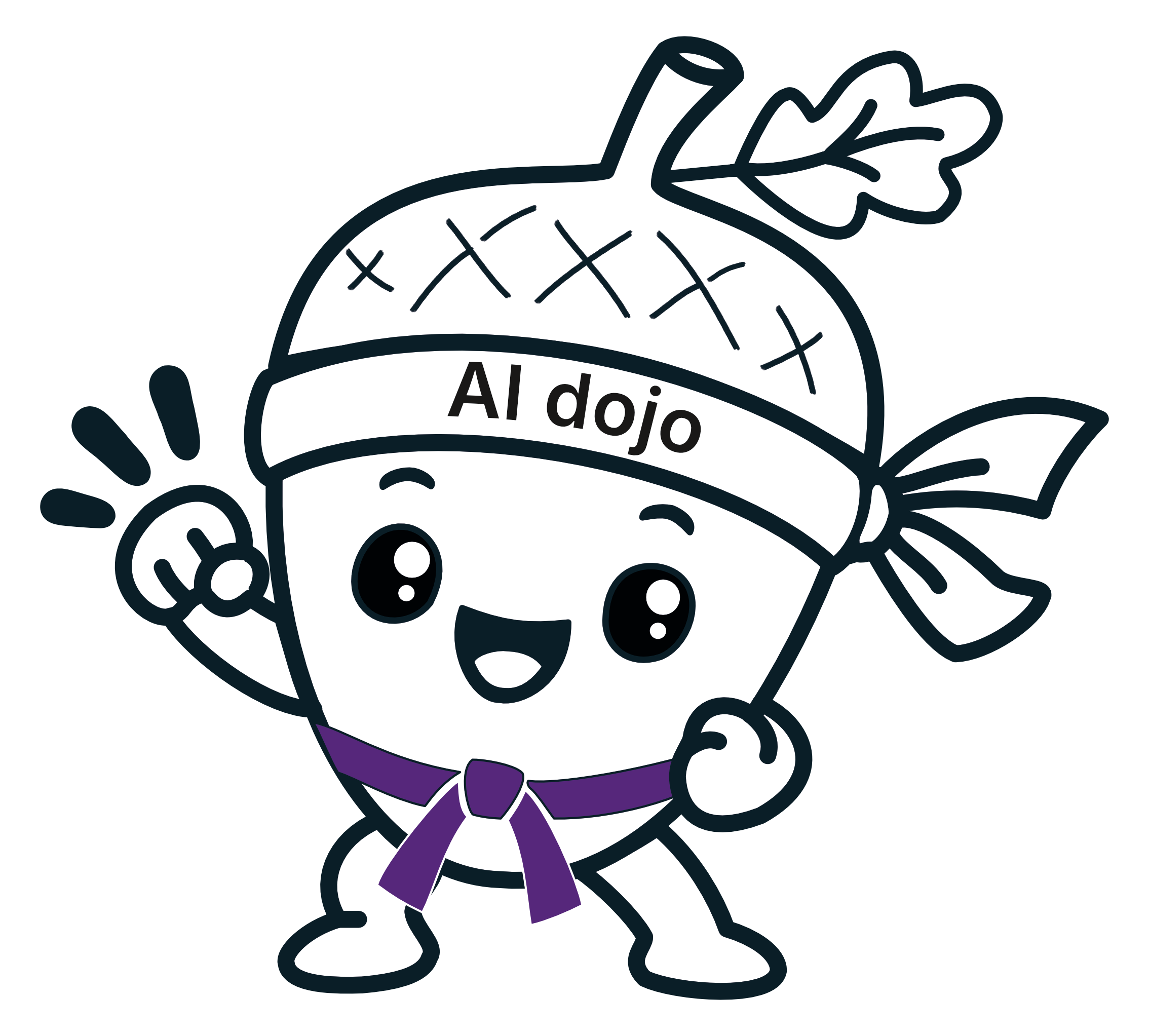 AI dojo mascot